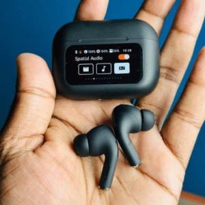 💥💥আকর্ষণীয় ডিজাইন টাচ কন্ট্রোল বক্স A9 Pro Airpods ANC-ENC Double Dark🔥🔥