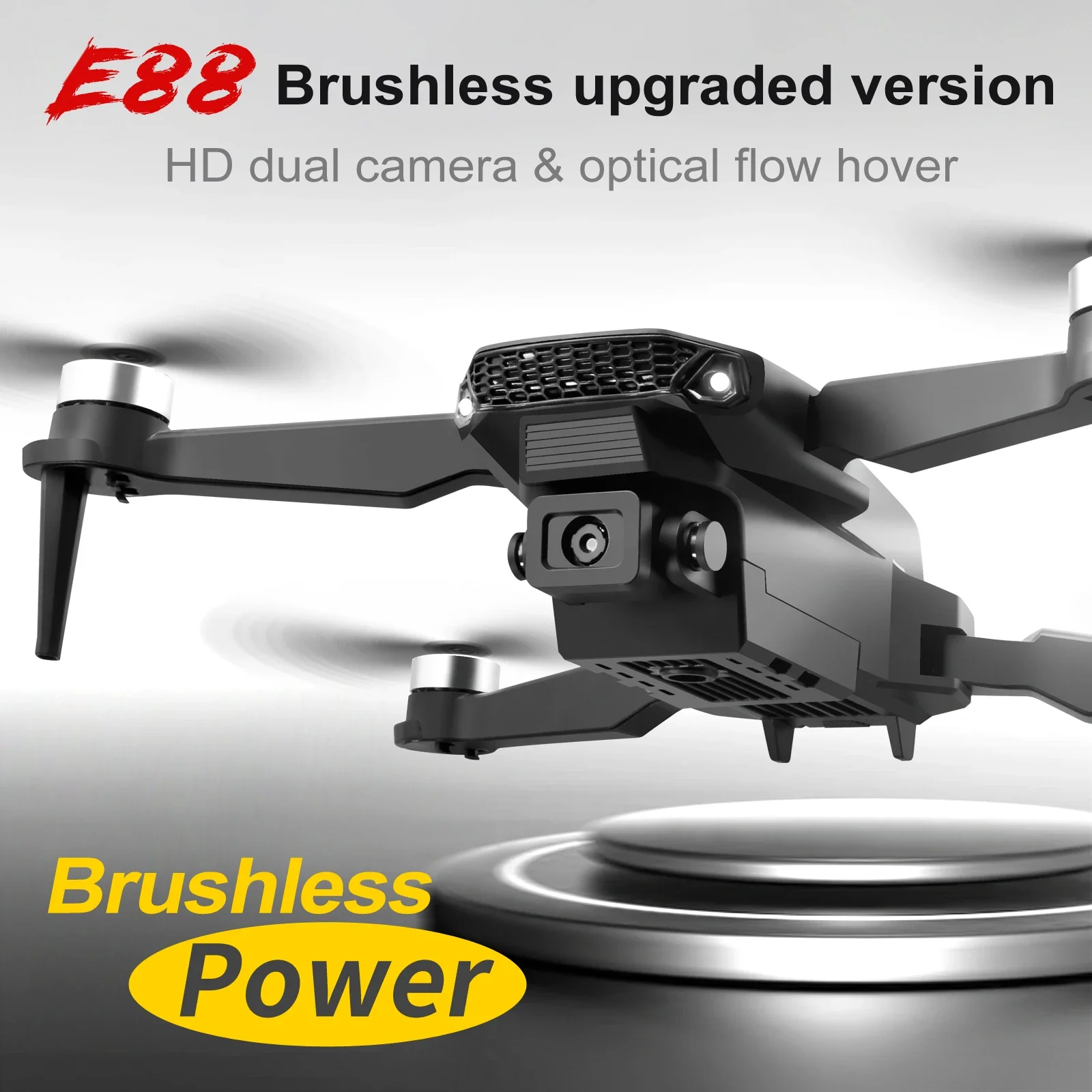 New E88 EVO/PRO WIFI FPV Drone Wide Angle HD Professional 8K Camera Height Holding Brushless Motor RC Foldable Quadcopter - Image 5