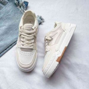 Premium Cream White Sneakers – Unisex 👟
