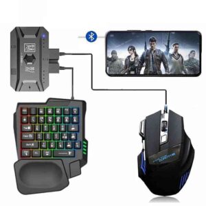 Lingzha 3 Adapter PUBG Mobile Bluetooth Mobile Phone Controller Game Keyboard Mouse Converter IOS 13.4+ios 14 Android Lingzha 3